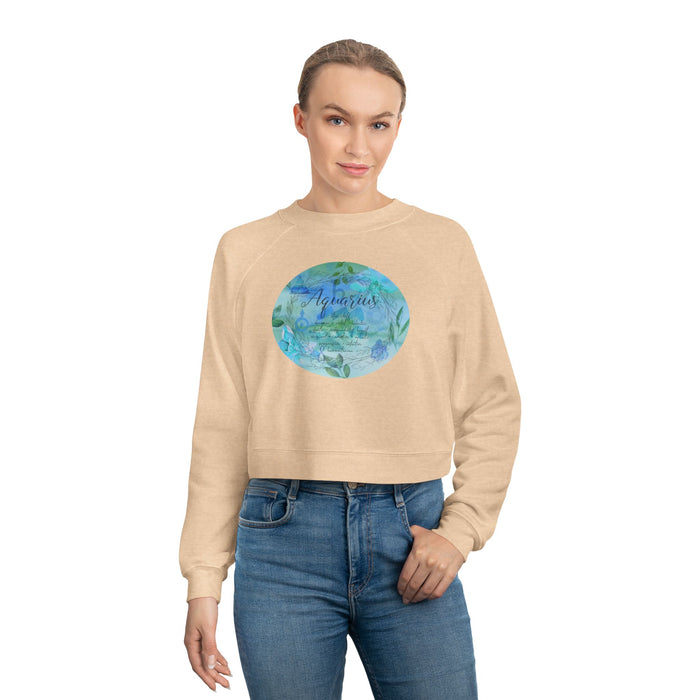 Aquarius Women's Cropped Fleece Pullover