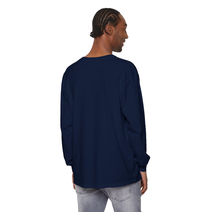 Leo Unisex Garment-dyed Long Sleeve T-Shirt