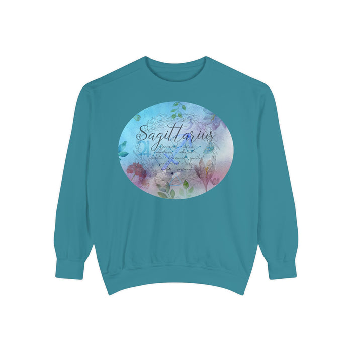 Sagittarius Unisex Garment-Dyed Sweatshirt