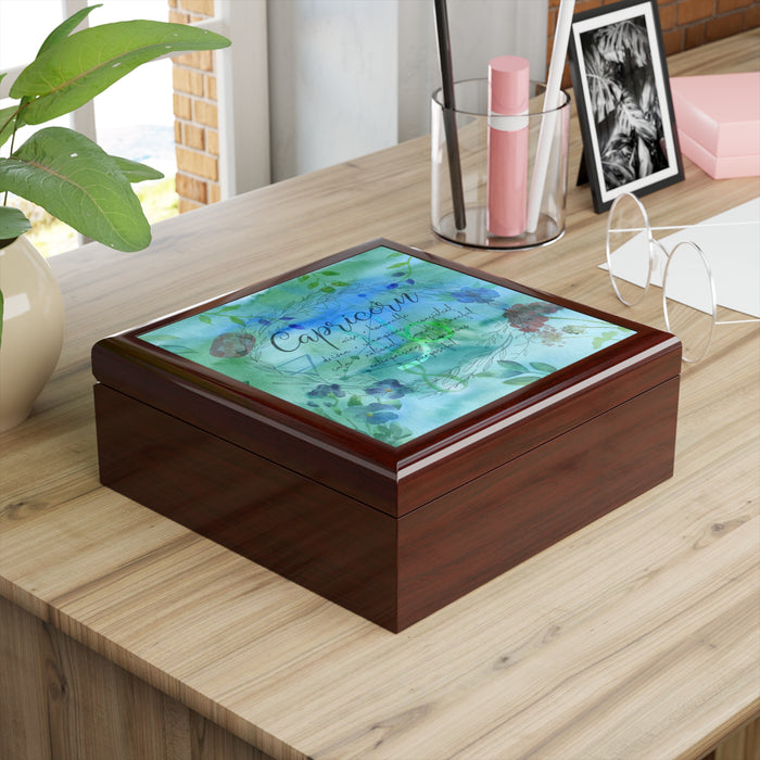 Capricorn Jewelry Box