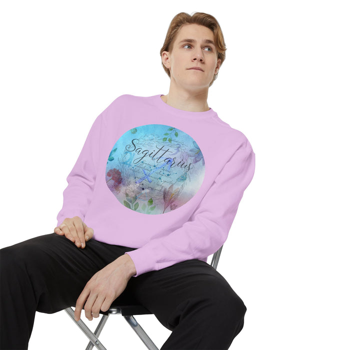 Sagittarius Unisex Garment-Dyed Sweatshirt