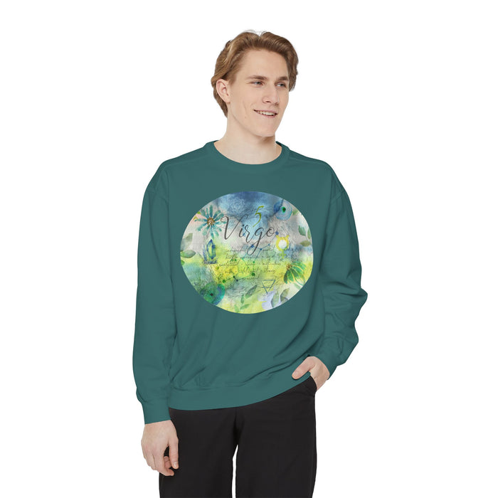 Virgo Unisex Garment-Dyed Sweatshirt