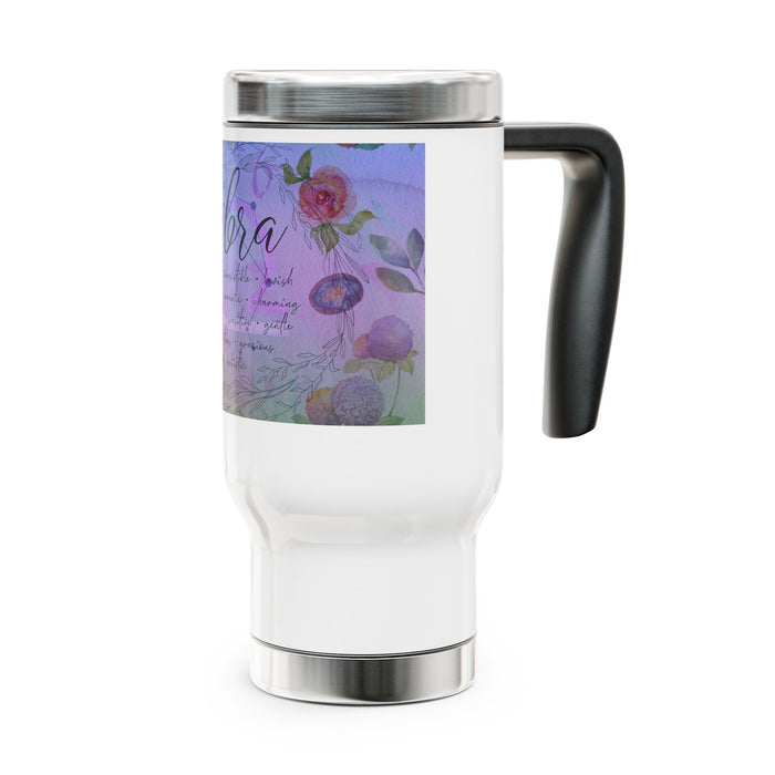 Libra Stainless Steel Travel Mug with Handle, 14oz