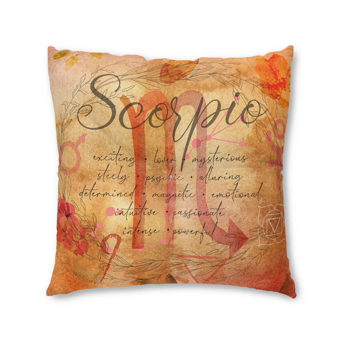 Scorpio Tufted Floor Pillow, Square
