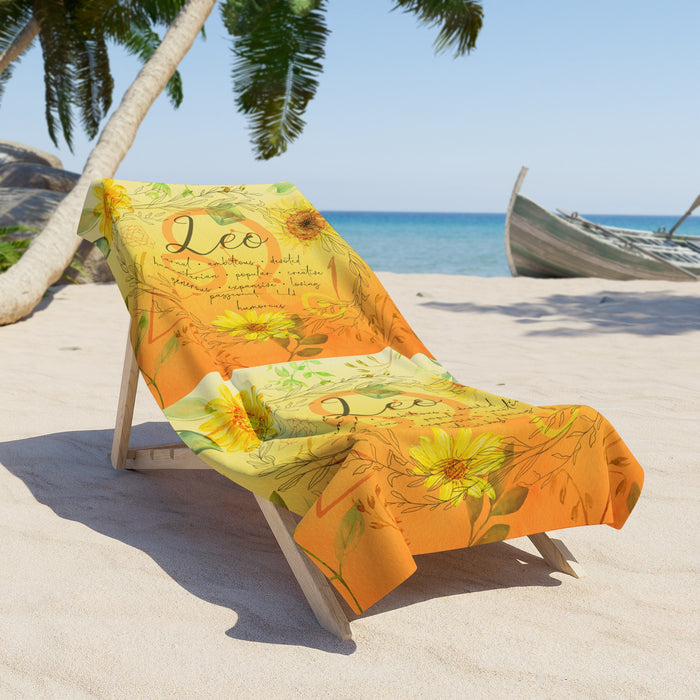 Leo Beach Towel