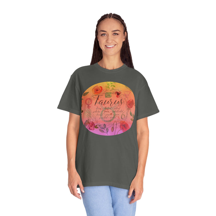 Taurus Unisex Garment-Dyed T-shirt