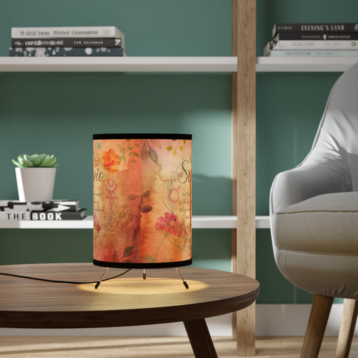 Scorpio Tripod Lamp with High-Res Printed Shade, US\CA plug