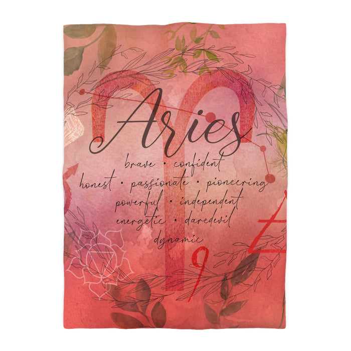 Aries Microfiber Duvet Cover