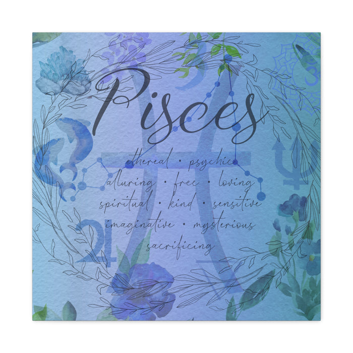 Pisces Canvas Gallery Wraps