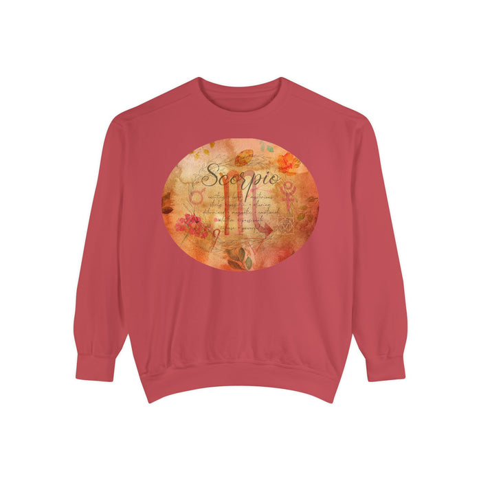 Scorpio Unisex Garment-Dyed Sweatshirt