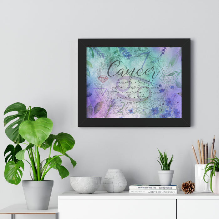 Cancer Framed Horizontal Poster