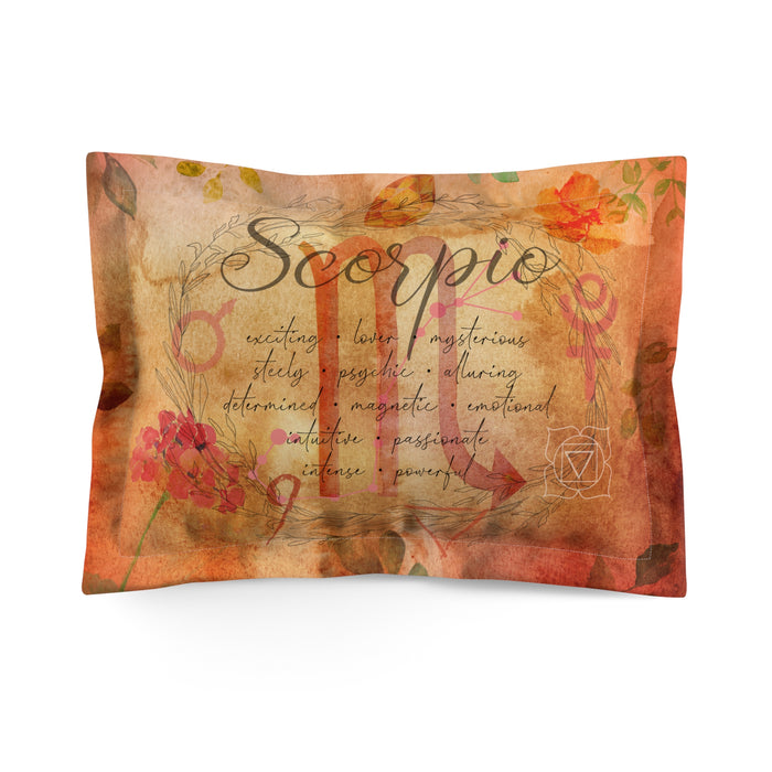 Scorpio Microfiber Pillow Sham