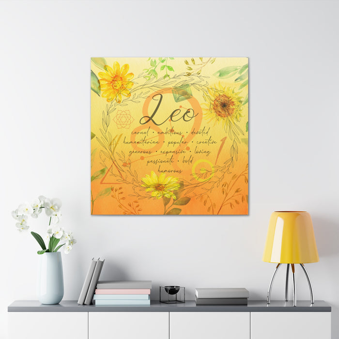 Leo Canvas Gallery Wraps