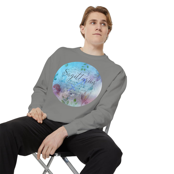 Sagittarius Unisex Garment-Dyed Sweatshirt