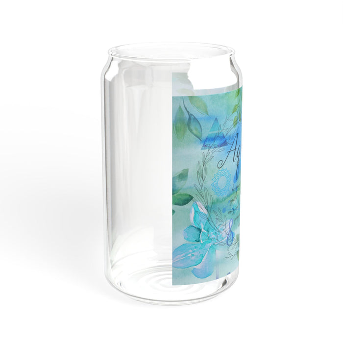 Aquarius Sipper Glass, 16oz