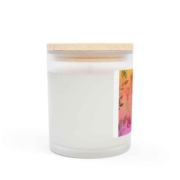 Taurus Frosted Glass Candle, 11oz