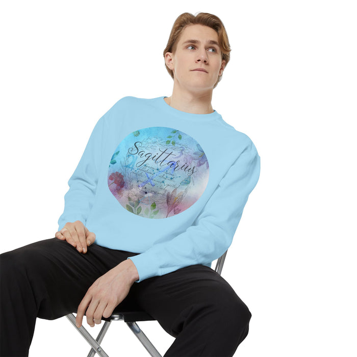 Sagittarius Unisex Garment-Dyed Sweatshirt