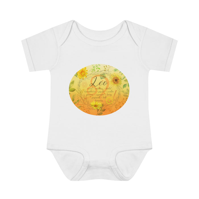 Leo Infant Baby Rib Bodysuit