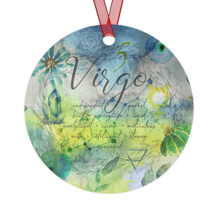 Virgo Metal Ornaments