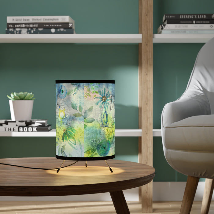 Virgo Tripod Lamp with High-Res Printed Shade, US\CA plug