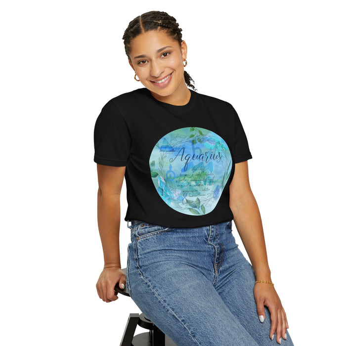 Aquarius Unisex Garment-Dyed T-shirt