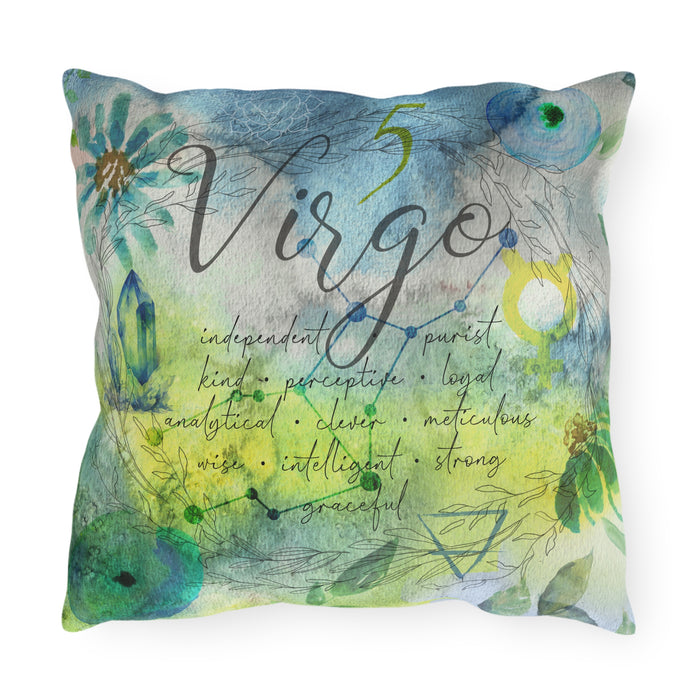 Virgo Outdoor Pillows