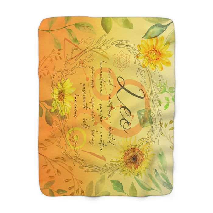 Leo Sherpa Fleece Blanket
