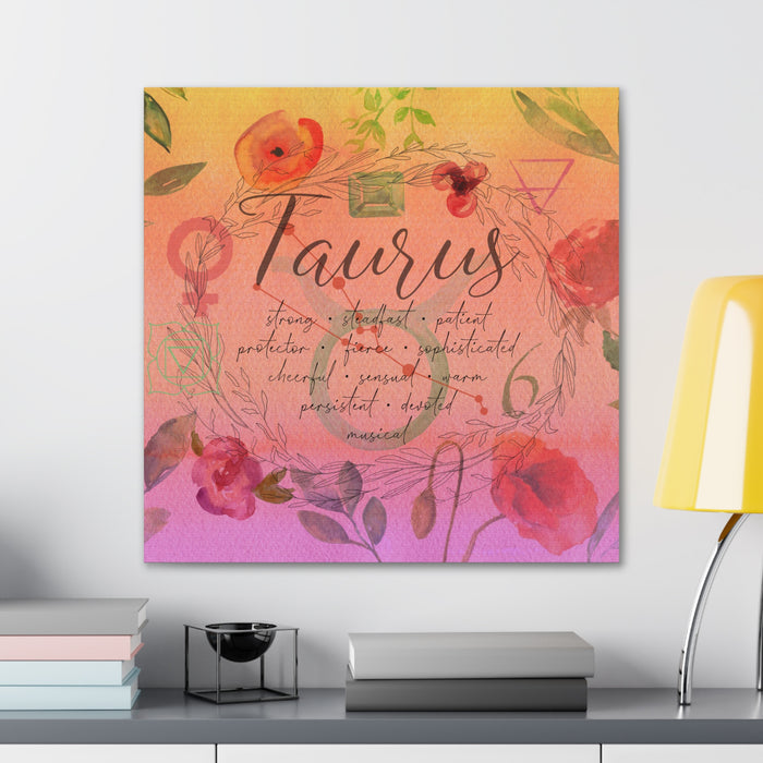 Taurus Canvas Gallery Wraps