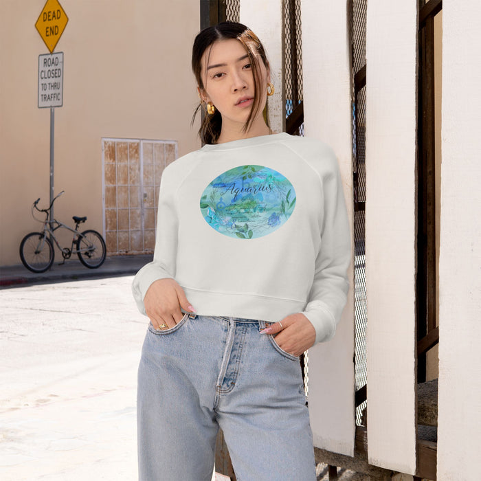 Aquarius Women's Cropped Fleece Pullover