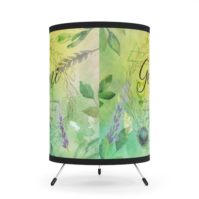 Gemini Tripod Lamp with High-Res Printed Shade, US\CA plug
