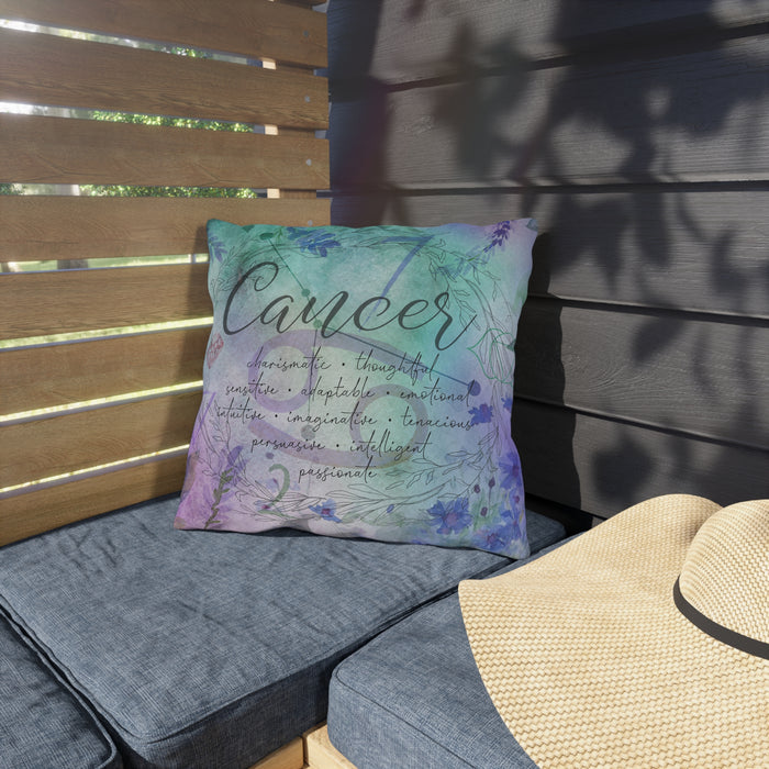 Cancer Outdoor Pillows