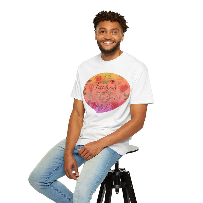 Taurus Unisex Garment-Dyed T-shirt