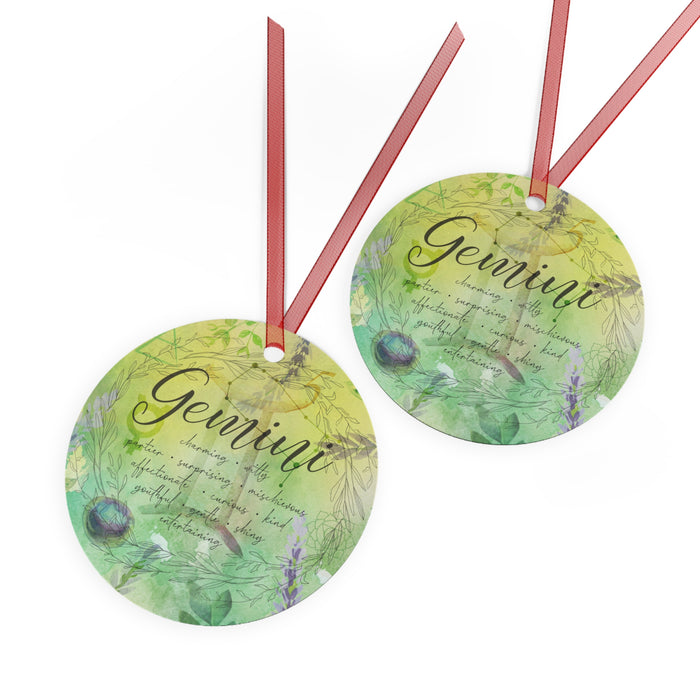 Gemini Metal Ornaments