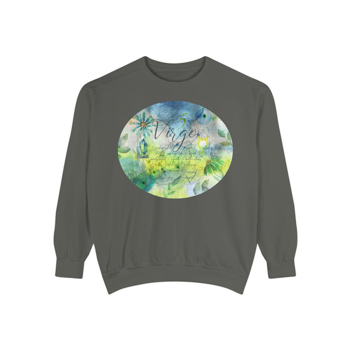 Virgo Unisex Garment-Dyed Sweatshirt