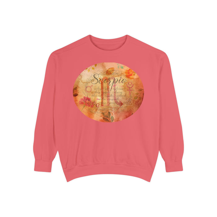 Scorpio Unisex Garment-Dyed Sweatshirt