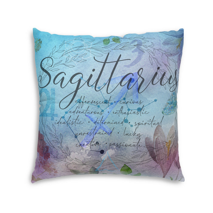 Sagittarius Tufted Floor Pillow, Square