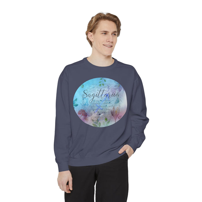 Sagittarius Unisex Garment-Dyed Sweatshirt