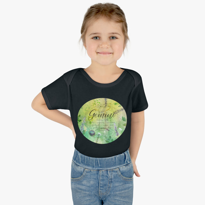 Gemini Infant Baby Rib Bodysuit