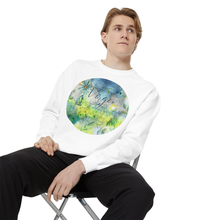 Virgo Unisex Garment-Dyed Sweatshirt
