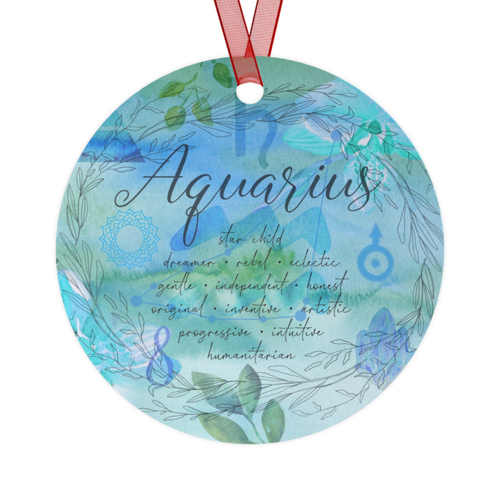 Aquarius Metal Ornaments