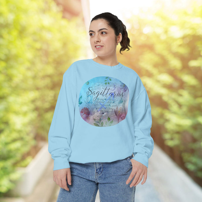 Sagittarius Unisex Garment-Dyed Sweatshirt
