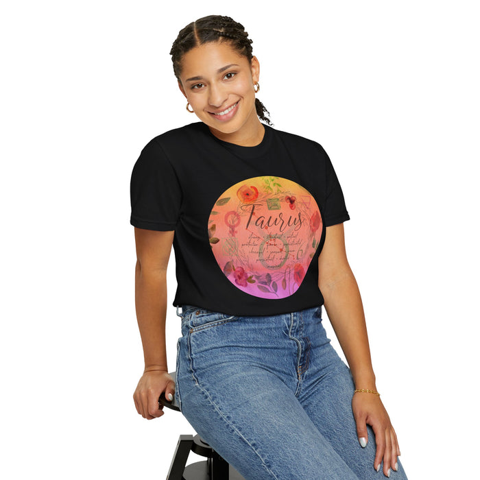 Taurus Unisex Garment-Dyed T-shirt