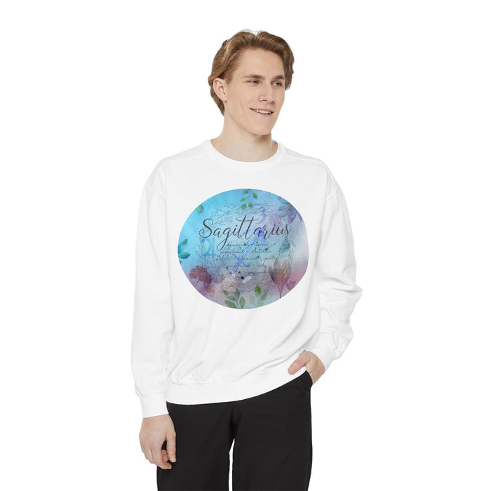 Sagittarius Unisex Garment-Dyed Sweatshirt