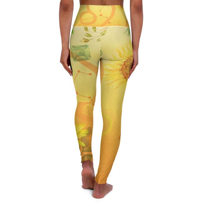 Leo High Waisted Yoga Leggings (AOP)