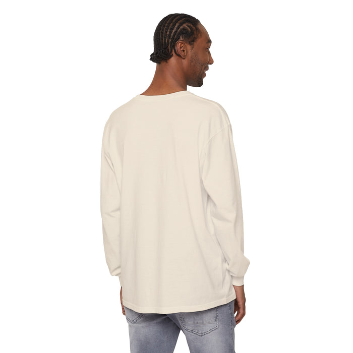 Libra Unisex Garment-dyed Long Sleeve T-Shirt