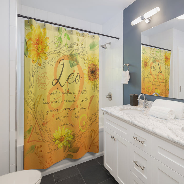Leo Shower Curtains