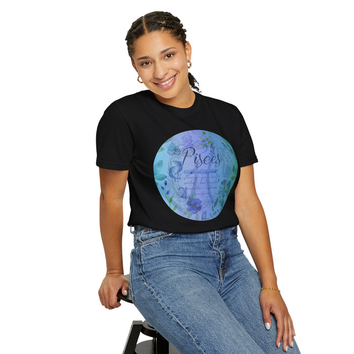 Pisces Unisex Garment-Dyed T-shirt