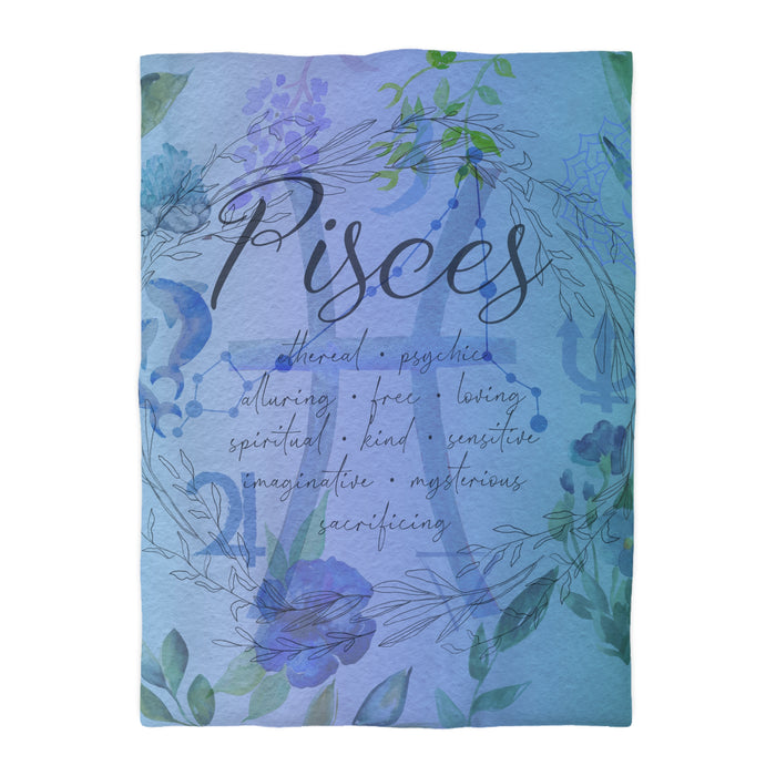 Pisces Microfiber Duvet Cover