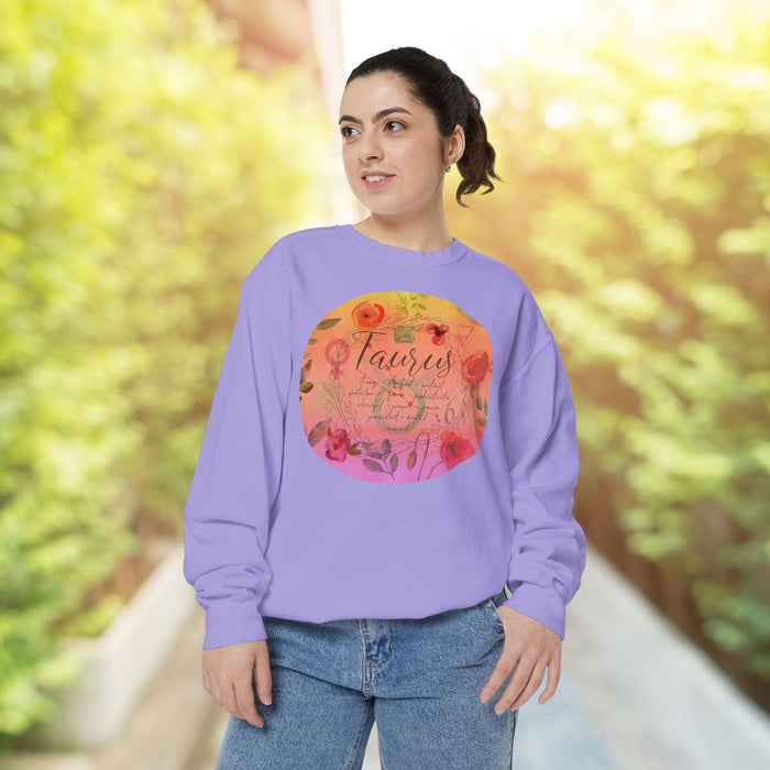 Taurus Unisex Garment-Dyed Sweatshirt