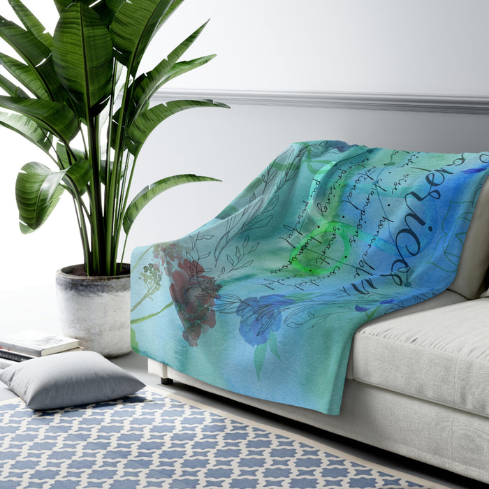 Capricorn Sherpa Fleece Blanket